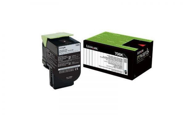 Lexmark 708 Black Cartridge | 708K Low Yield Toner Cartridge