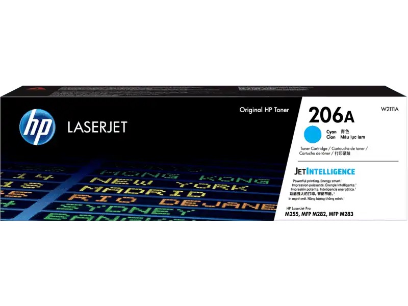 HP 206A Low Yield Cyan LaserJet Toner Cartridge